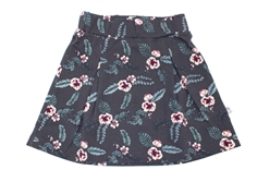Wheat skirt Malika blue ink flowers